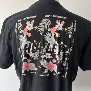 Women’s size small Hurley black floral tropical tee
